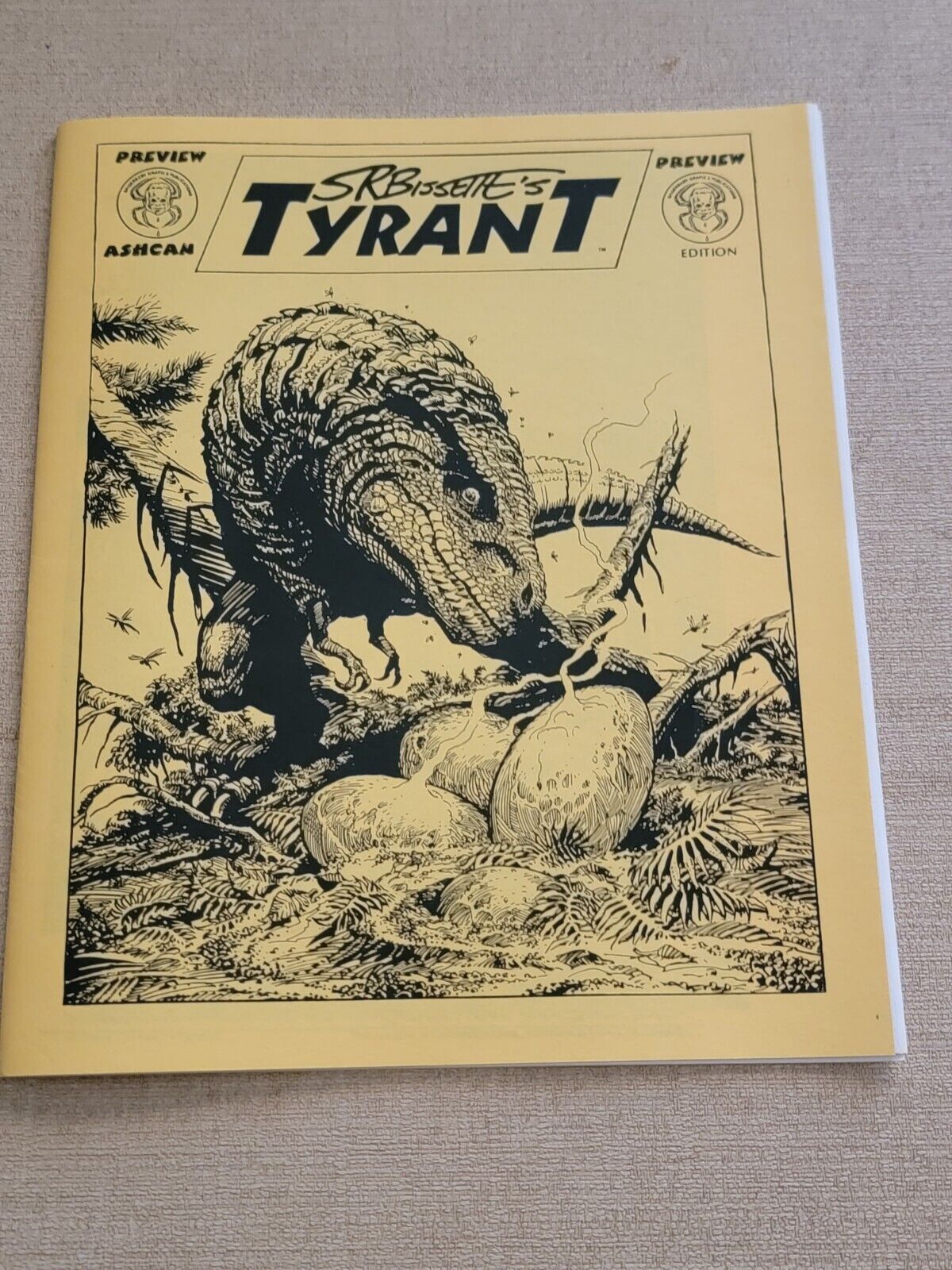 S R Bissette's Tyrant Preview Edition Ashcan Comic Spiderbaby Graffix Pub.