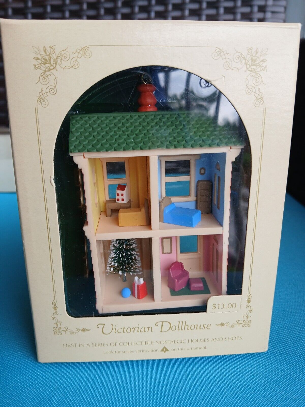 hallmark victorian house ornament 1984 new in box