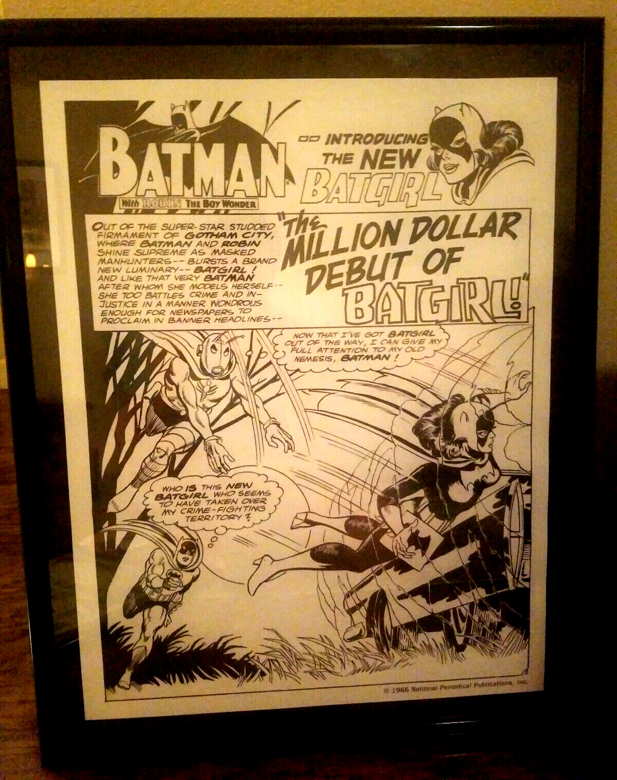 Detective Comics 359 DC 1967 Batman Origin Batgirl Splash Page 22\