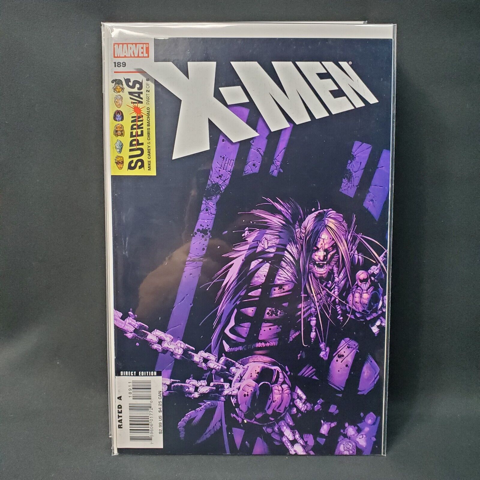 X-Men #189 2006  Marvel Comics Supernovas Part 2 Rogue Sabertooth
