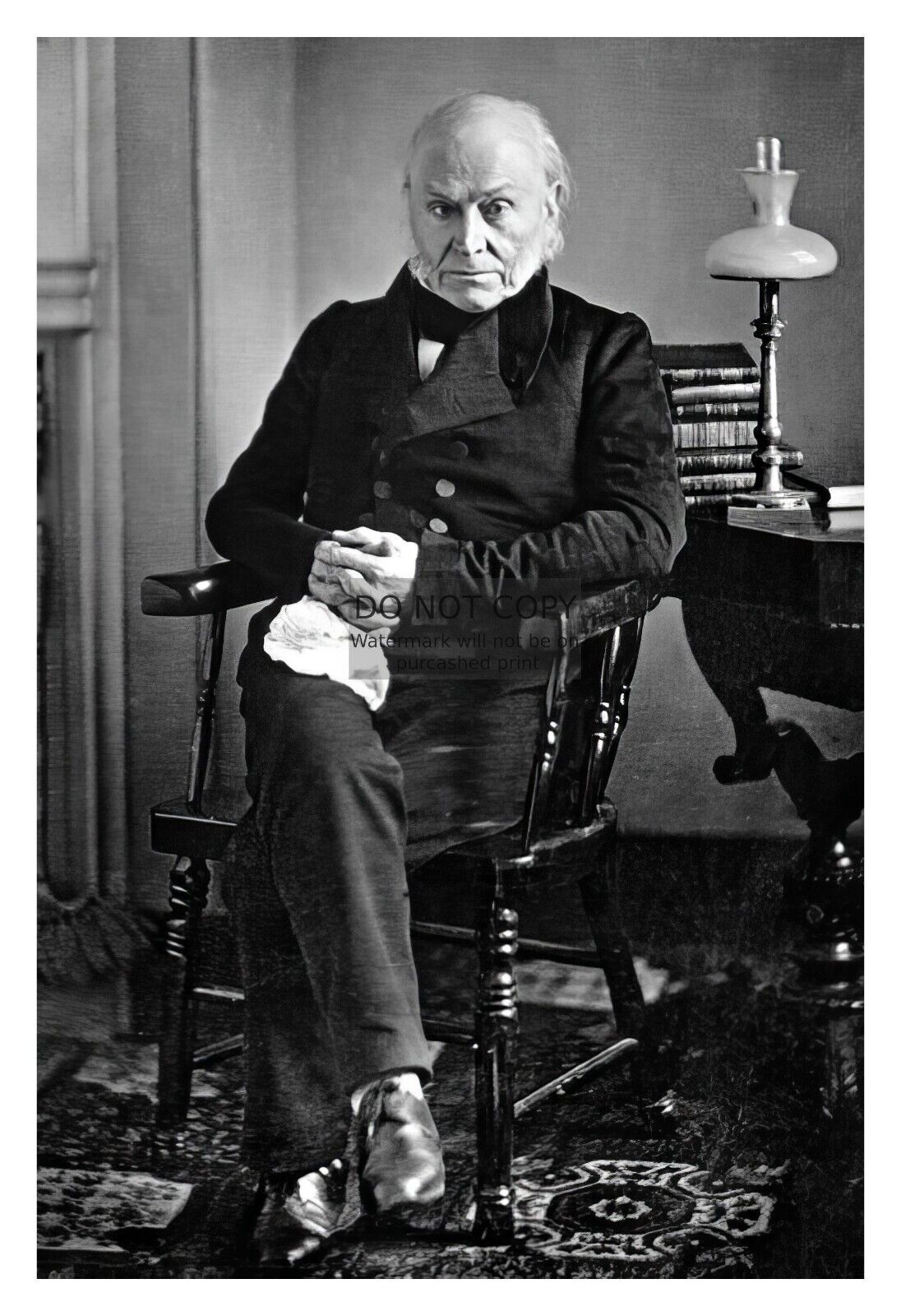 JOHN QUINCY ADAMS 6TH PRESIDENT OF THE UNITED STATES SITTING PORTRAIT 4X6 PHOTO