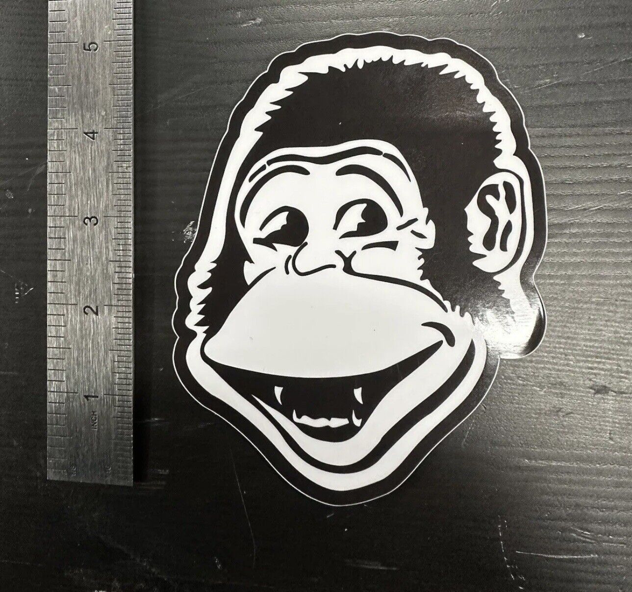 Ben Davis Gorilla WHITE Sticker , New