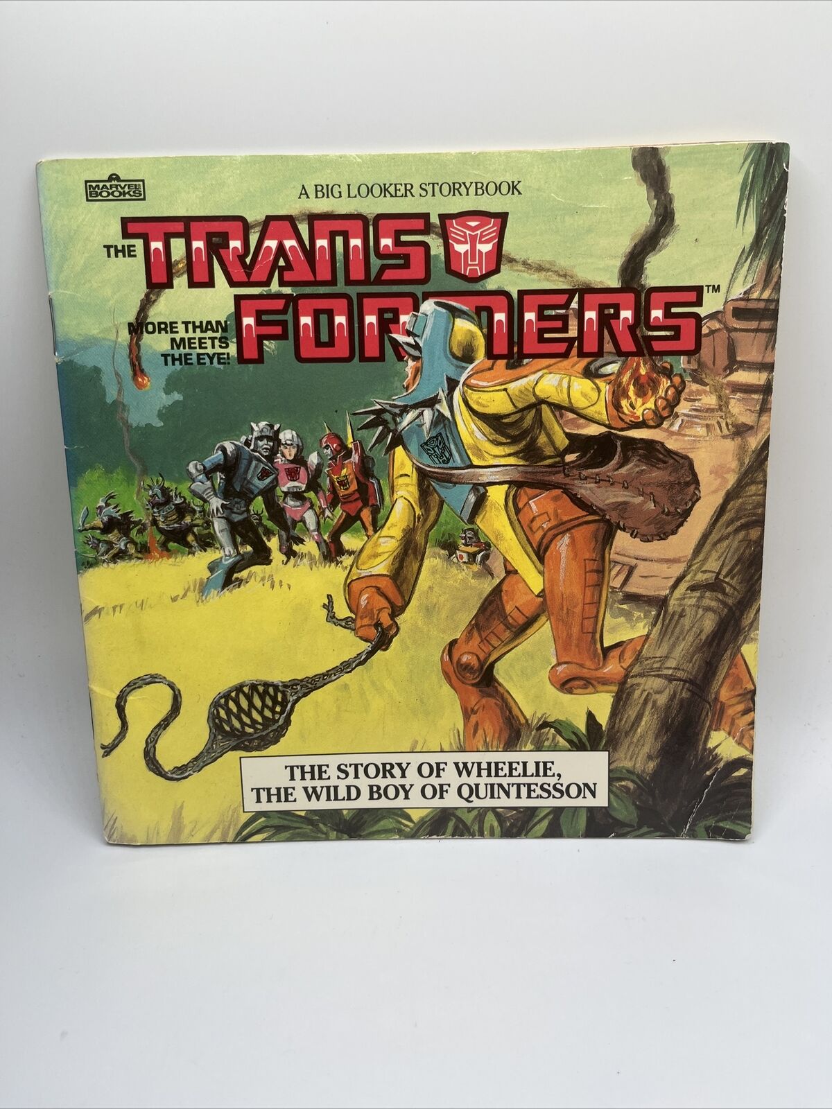 Marvel Books The Transformers The Story Of Wheelie the wild boy of quintesson