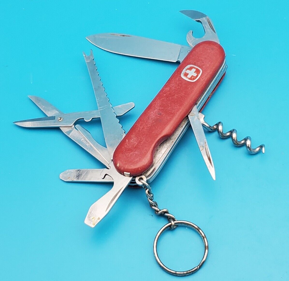 Wenger Fly Fisherman Swiss Army Knife Red Multi Tool