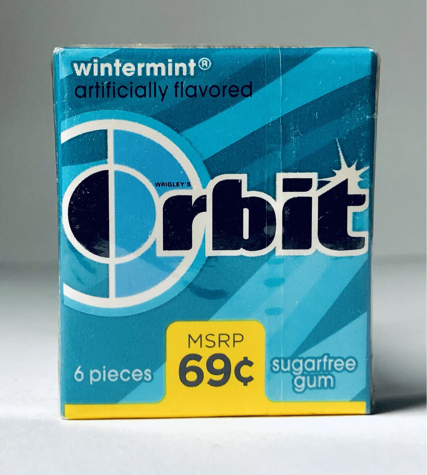 Vintage 2011 Wrigley’s ORBIT Gum Pack SEALED candy container WINTERMINT