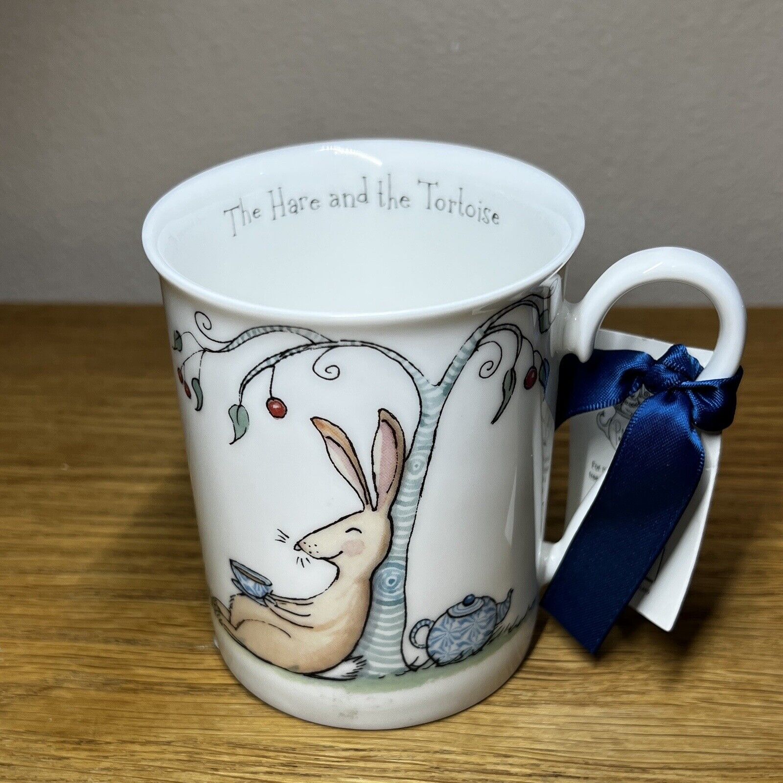 Whittard of Chelsea Nursery Rhyme Easter Mug “The Hare and the Tortoise”
