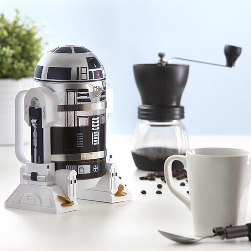 Star Wars R2-D2 Manual Coffee Maker French Press Coffee Pot