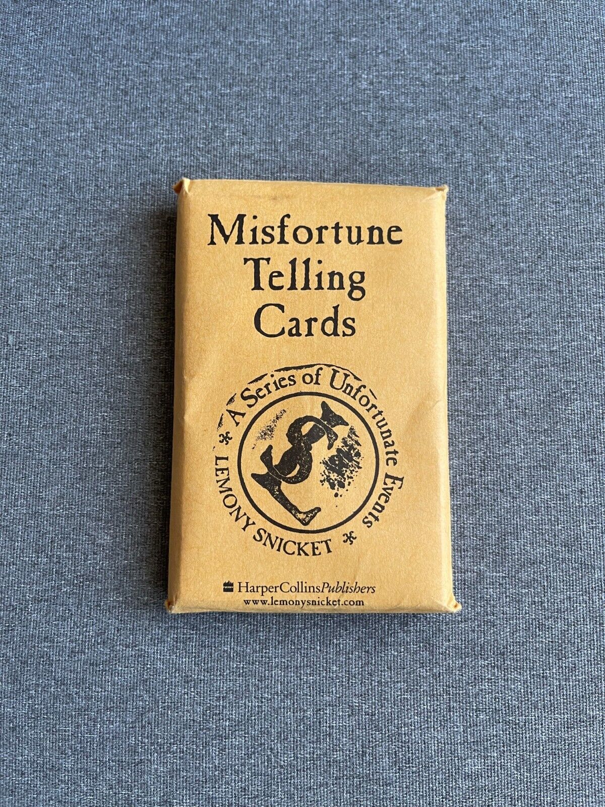 Series of Unfortunate Events Misfortune Telling Cards Lemony Snicket Promotional