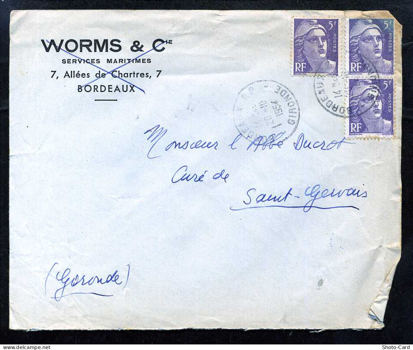 env pub worms Bordeaux 1954