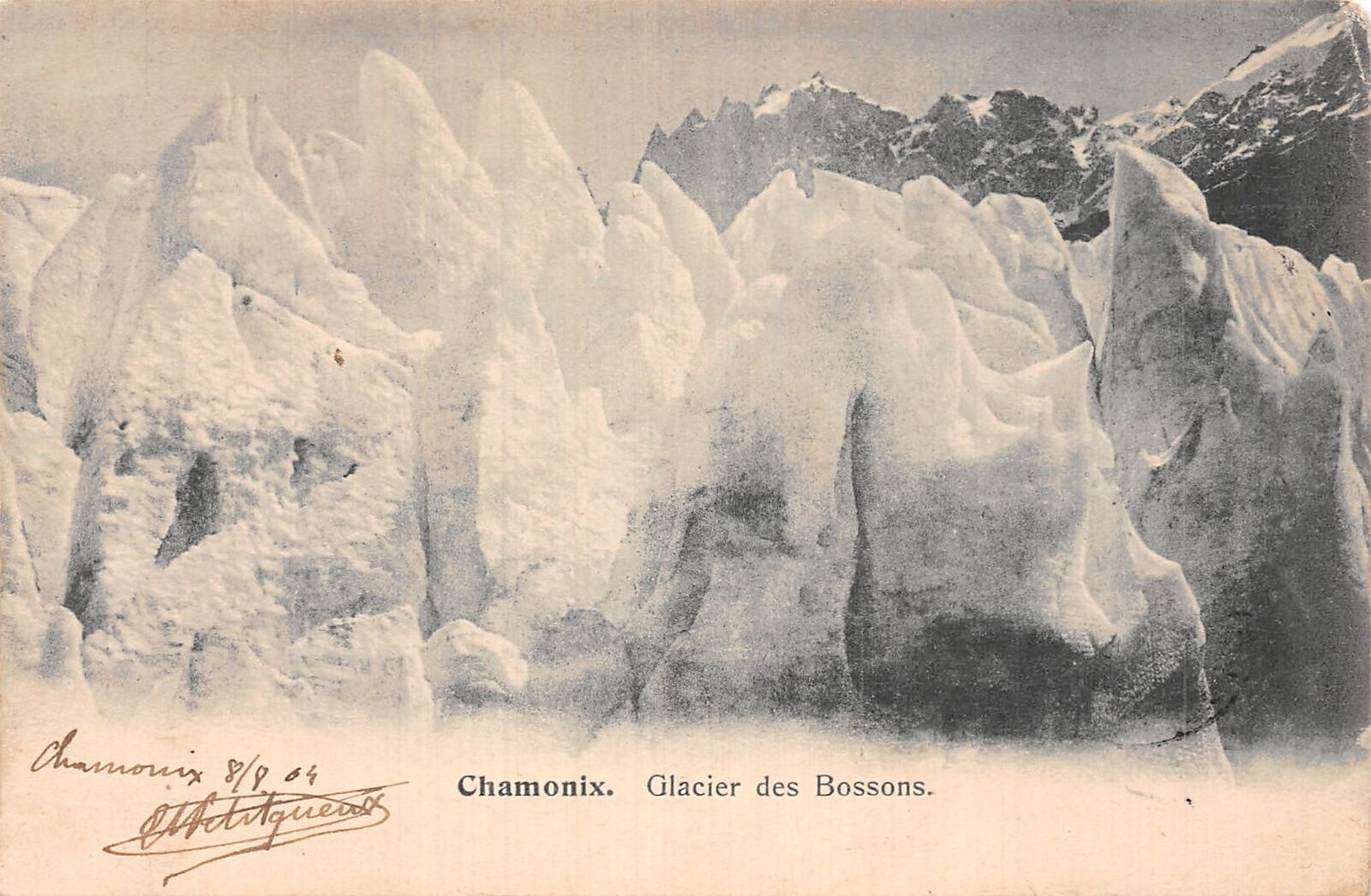 74 CHAMONIX GLACIER DES BOSSONS