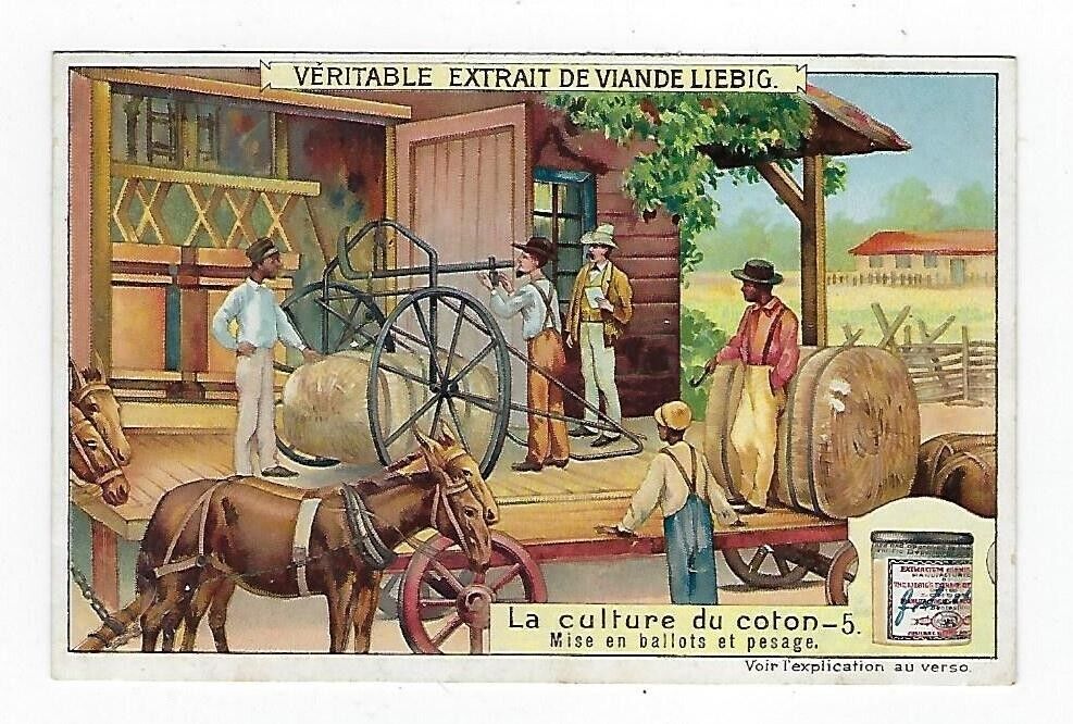 c1890\'s Victorian Trade Card Veritable Extrait De Viande Liebig
