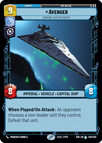 Star Wars Unlimited TCG, Spark of Rebellion - Legendary Card Selection