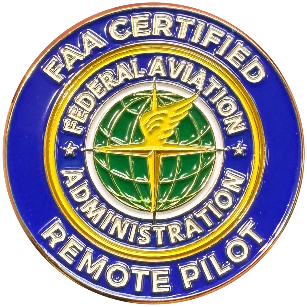 BL18-017 FAA Certified Drone Pilot Remote Pilot lapel pin Federal Aviation Admin