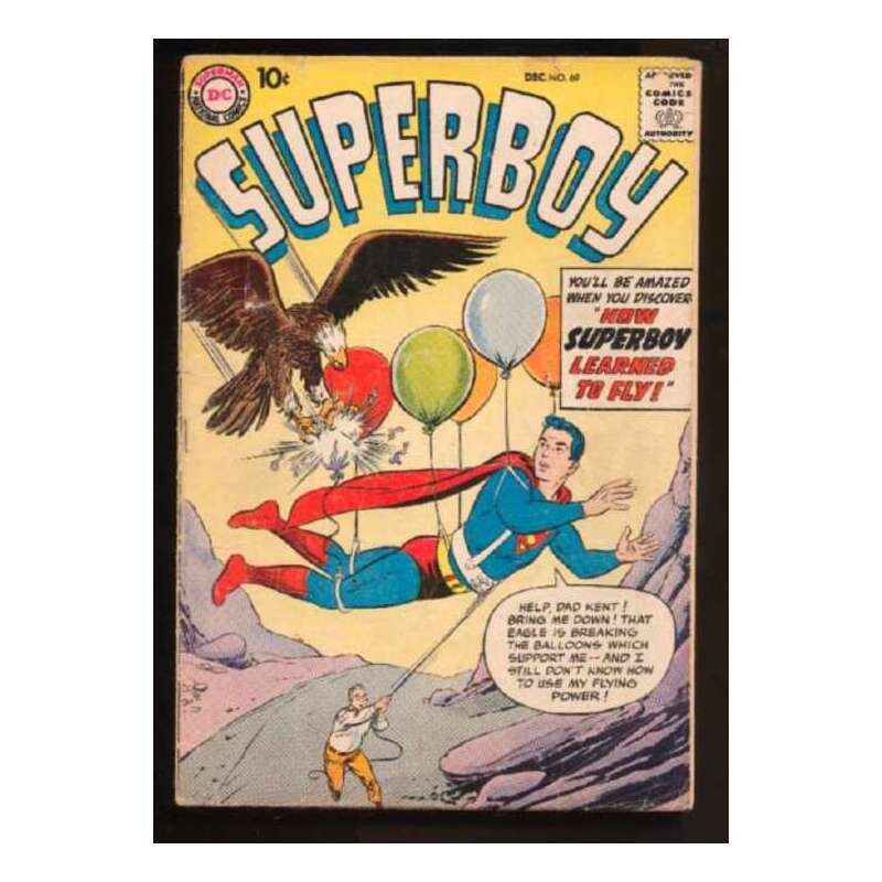 Superboy (1949 series) #69 in Very Good minus condition. DC comics [q