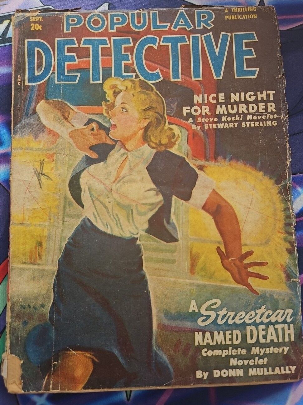 Popular Detective Pulp Sep 1950 Vol. 39 #2 