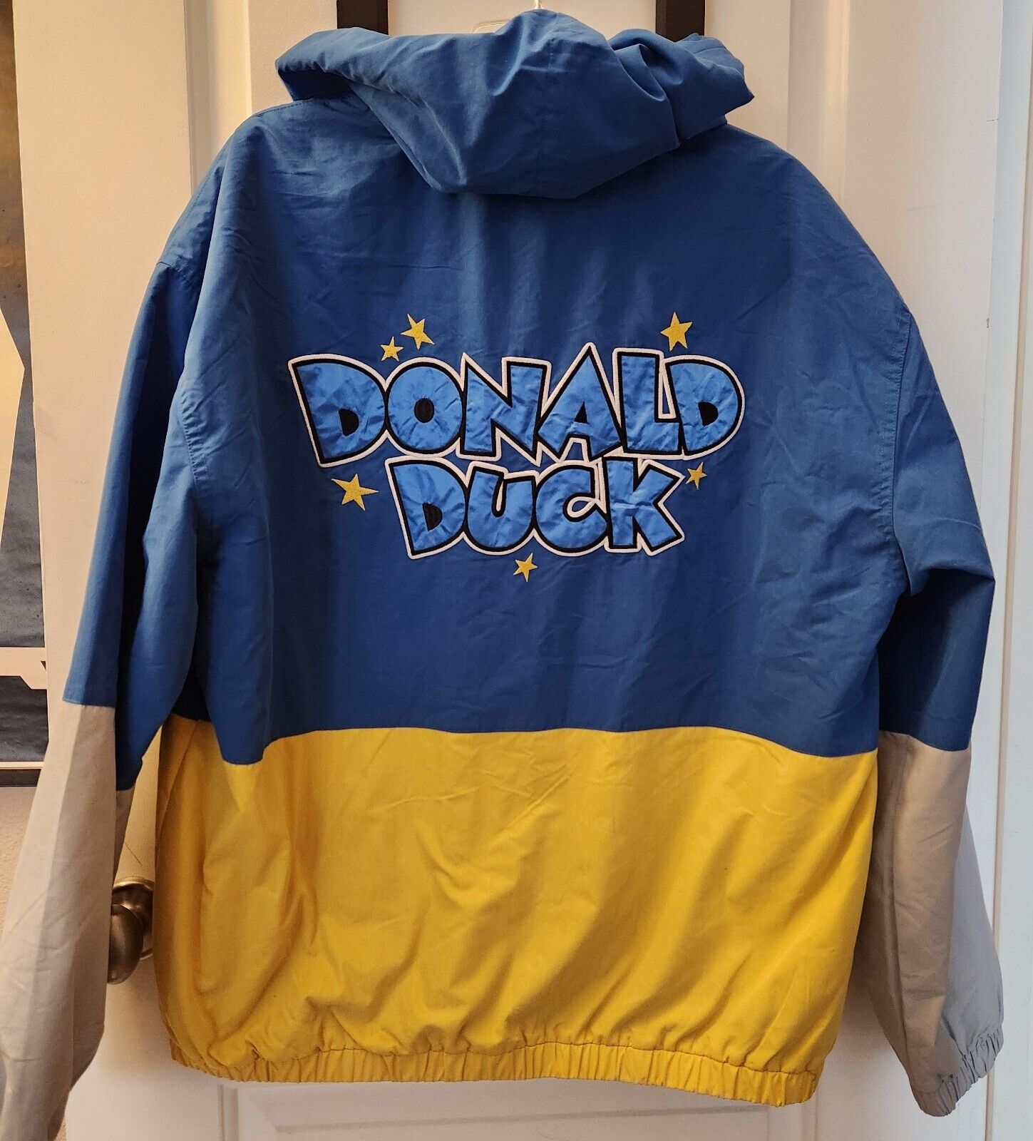 Disney 100 Donald Duck Oh Boy Windbreaker Jacket XL- BoxLunch Exclusive