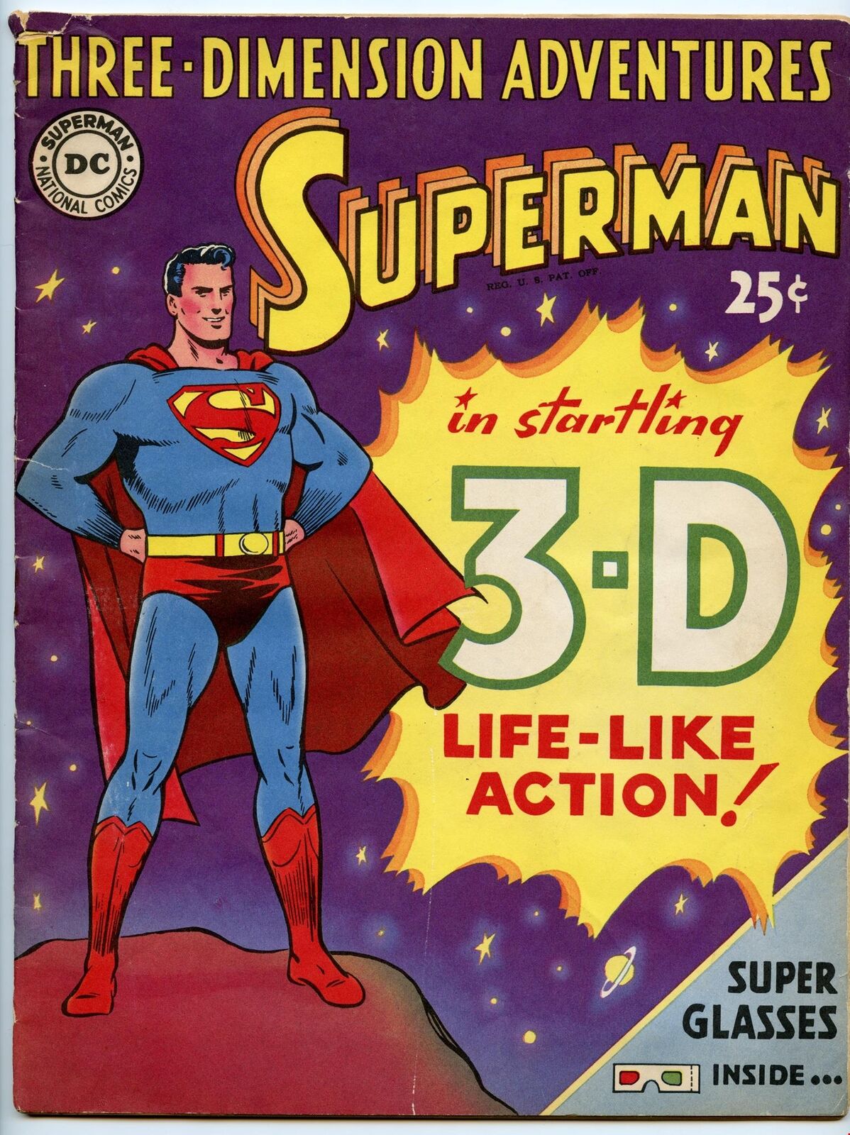 Three-Dimension Adventures of Superman (Nov 1953) GD/VG (3.0)