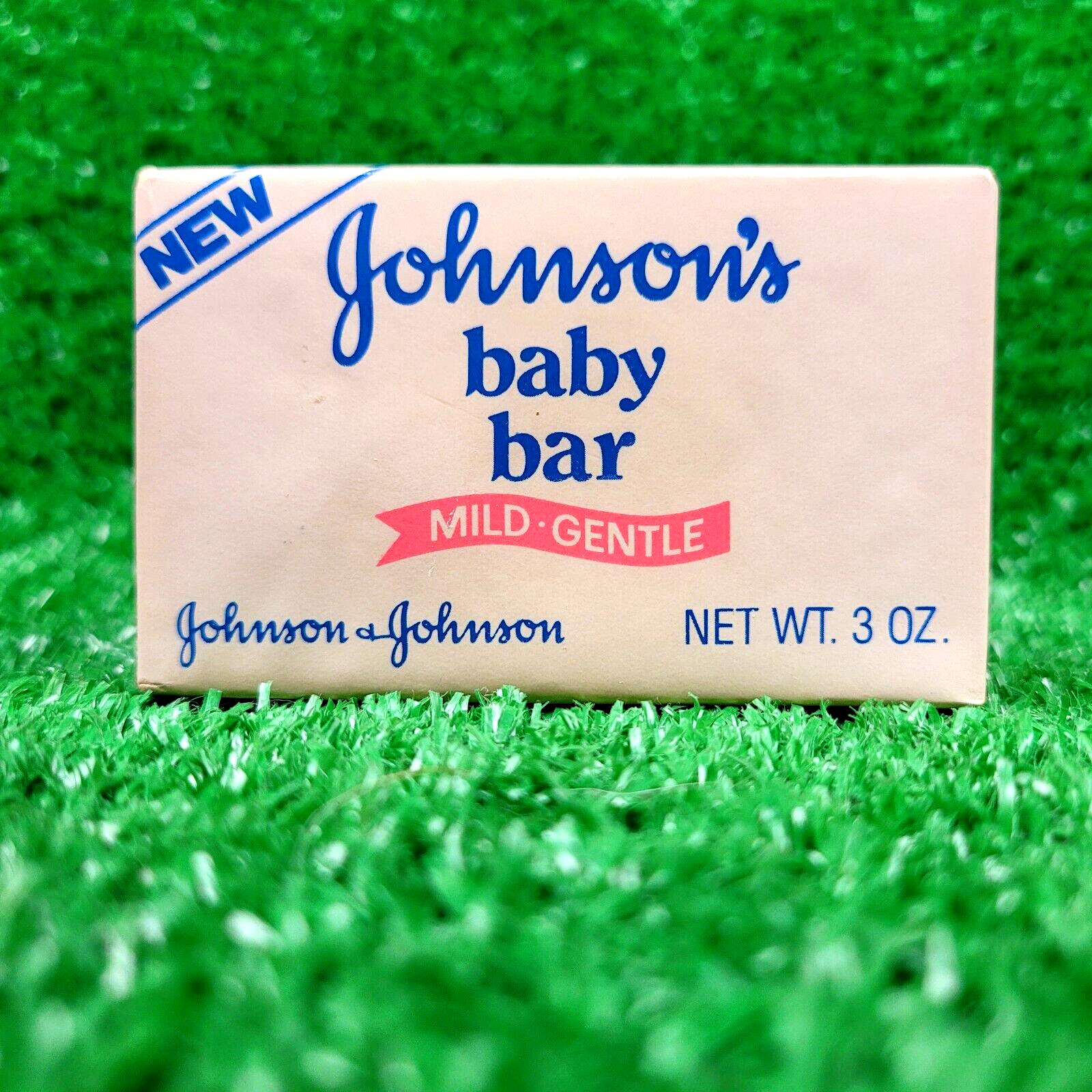 Vintage Johnson\'s Baby Bar Soap 3 Oz Original Sealed Paper Wrap - Dated 1982
