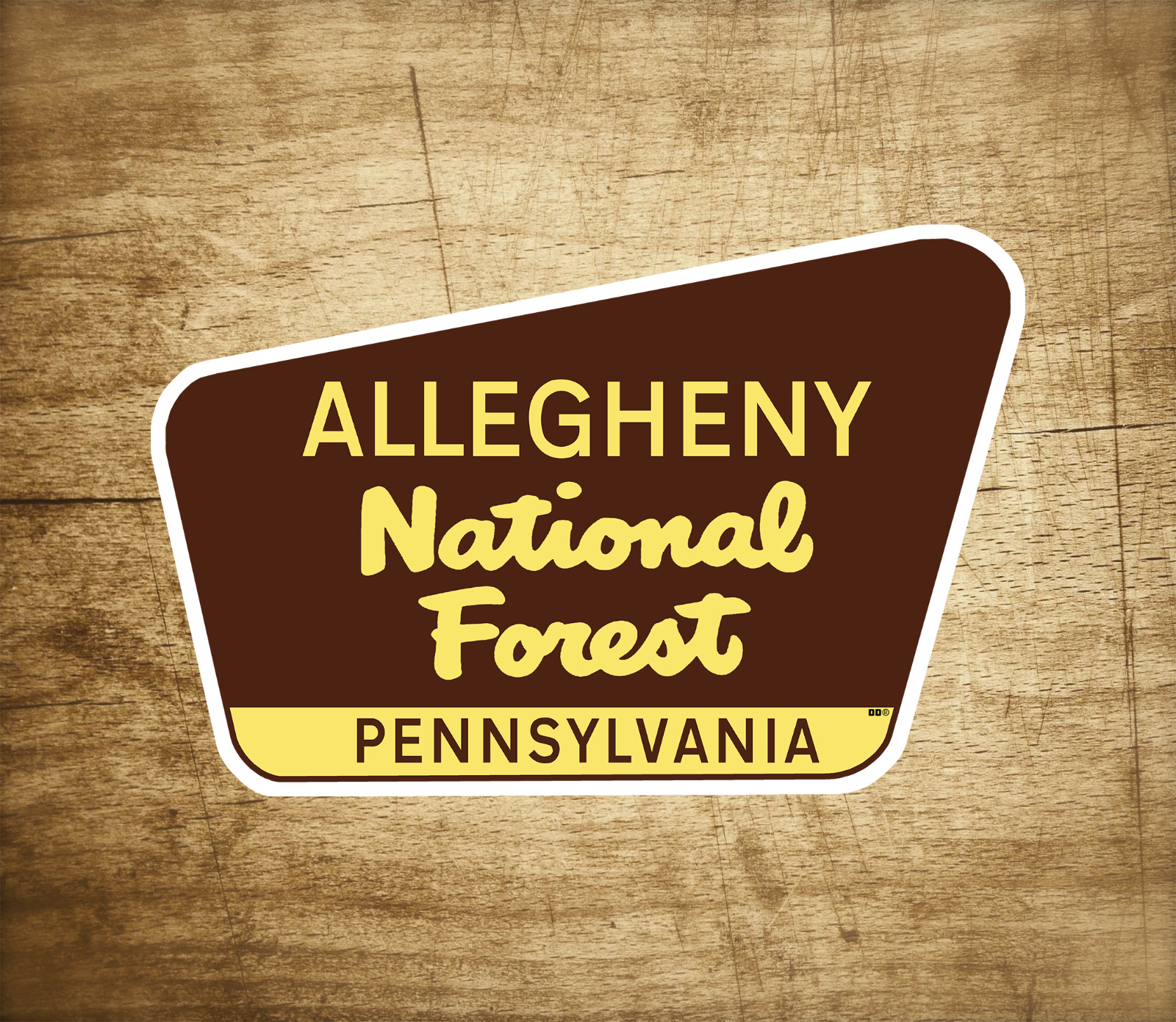 Allegheny National Forest Decal Sticker 3.75\