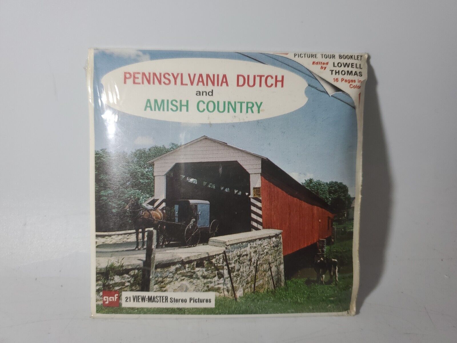 VINTAGE VIEW-MASTER PENNSYLVANIA DUTCH AMISH COUNTRY PICTURES 3 REEL SET 