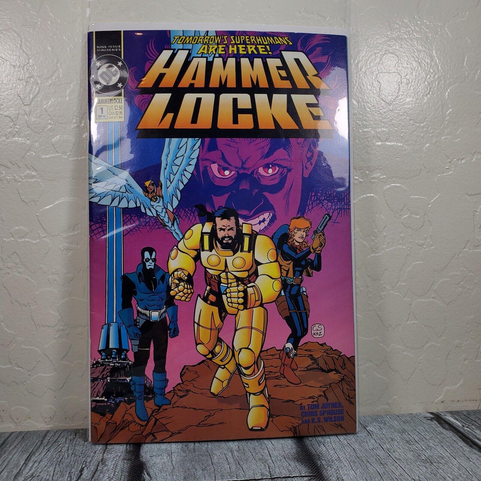 DC Comics Hammer Locke #1 1992 Vintage Comic Book Sleeved Boarded