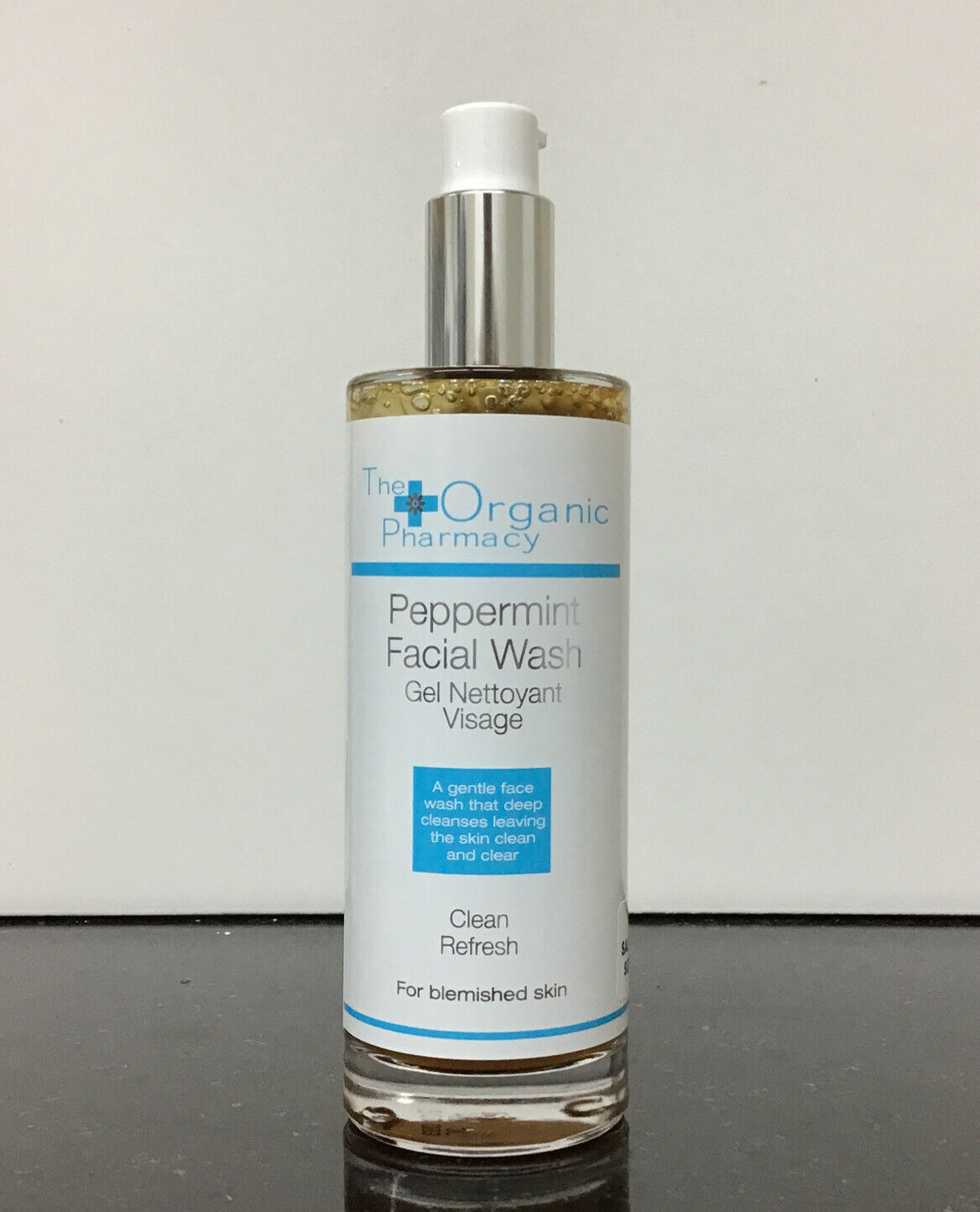 The Organic Pharmacy - Peppermint facial wash for blemished skin - 3.3 Oz 