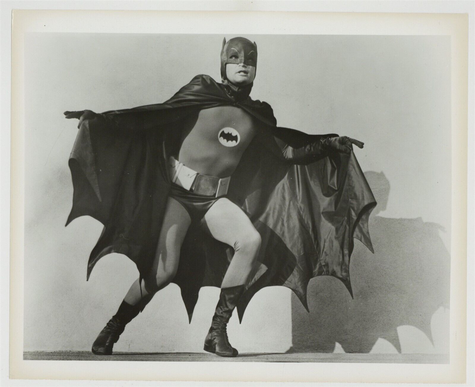 Batman TV Show 1966 Original Press Photo 8x10 Adam West DC Comics Caped Crusader