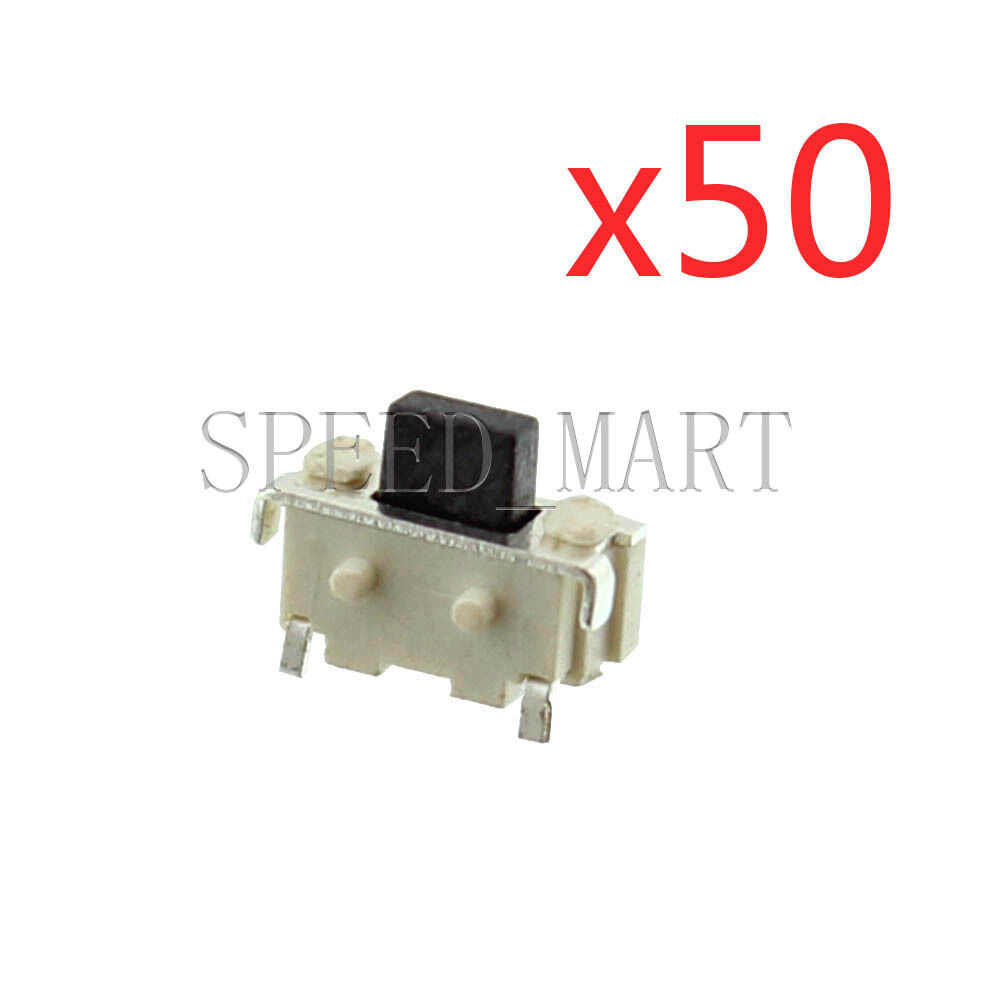 50 Pcs Momentary Tact Tactile Push Button Switch Surface Mount SMD 2x4x3.5mm