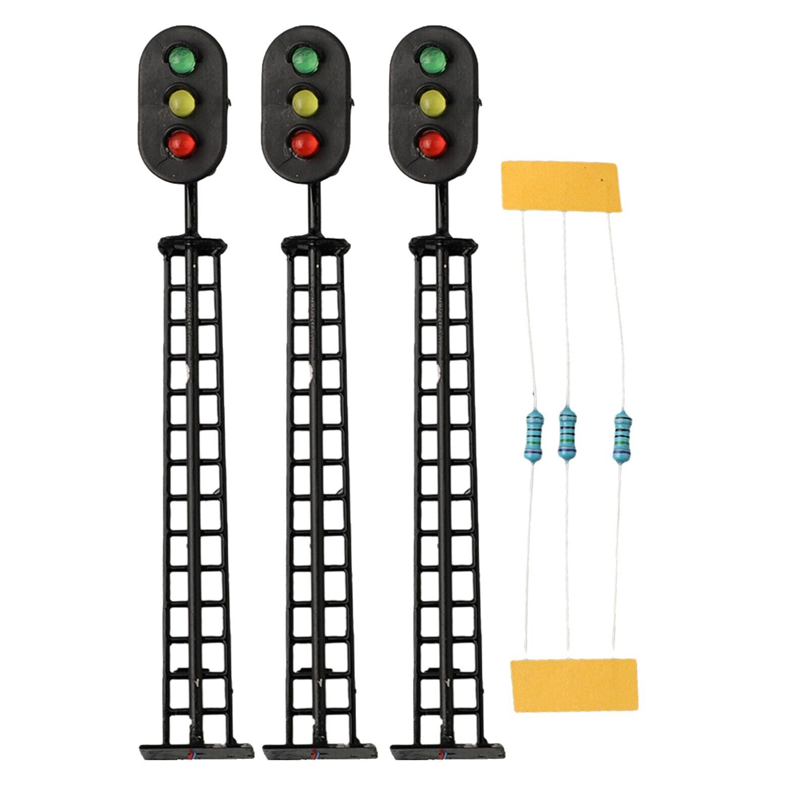Model Railway Signal Light 3 Pcs Resistors 3V/12V Accessories DC/AC Kit