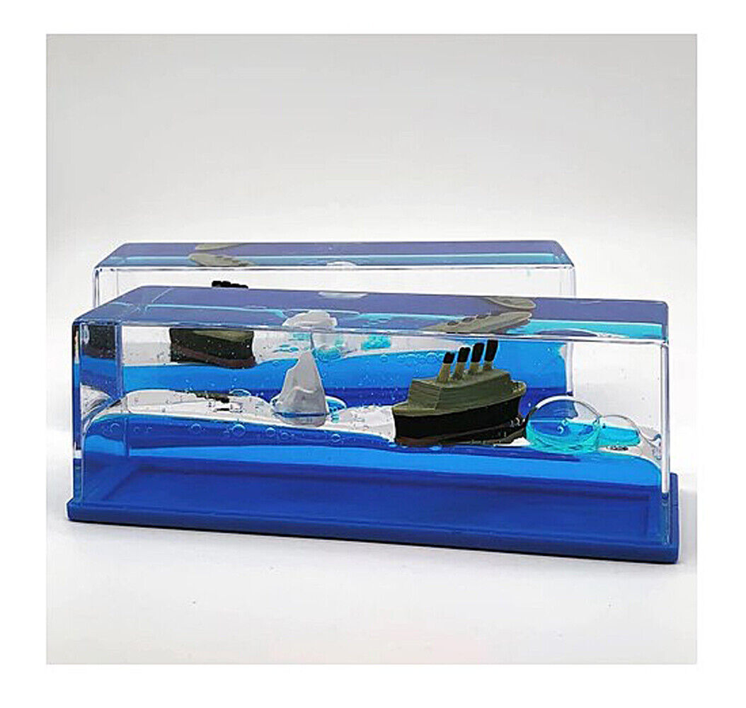 Titanic Liquid Wave Paperweight Desk Toy, Sensory Toy Autism for Calming Needs 