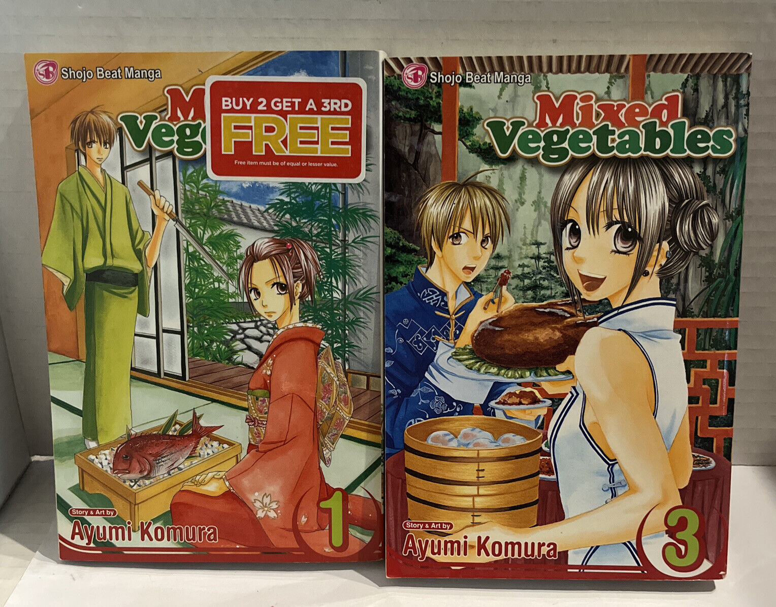 Mixed Vegetables, Vol.  1 &3 Manga Paperback  (2 Books)   Ayumi Komura