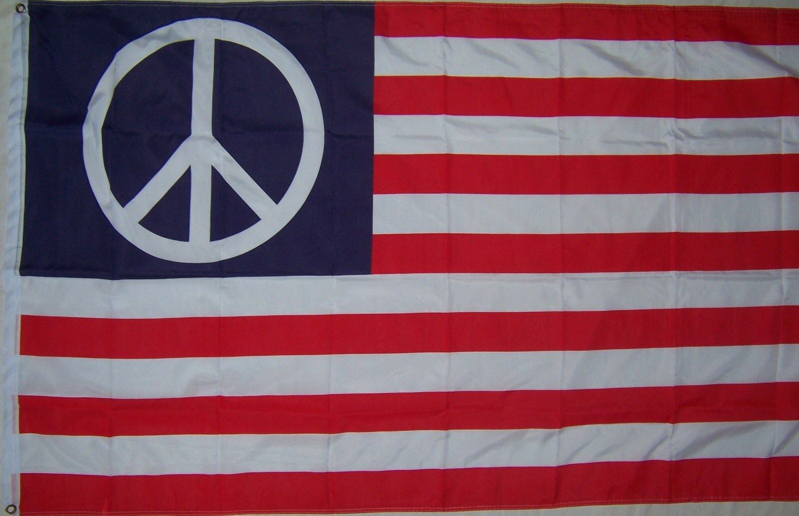 NEW 3x5ft U.S, USA PEACE SIGN ANTI WAR FLAG better quality usa seller