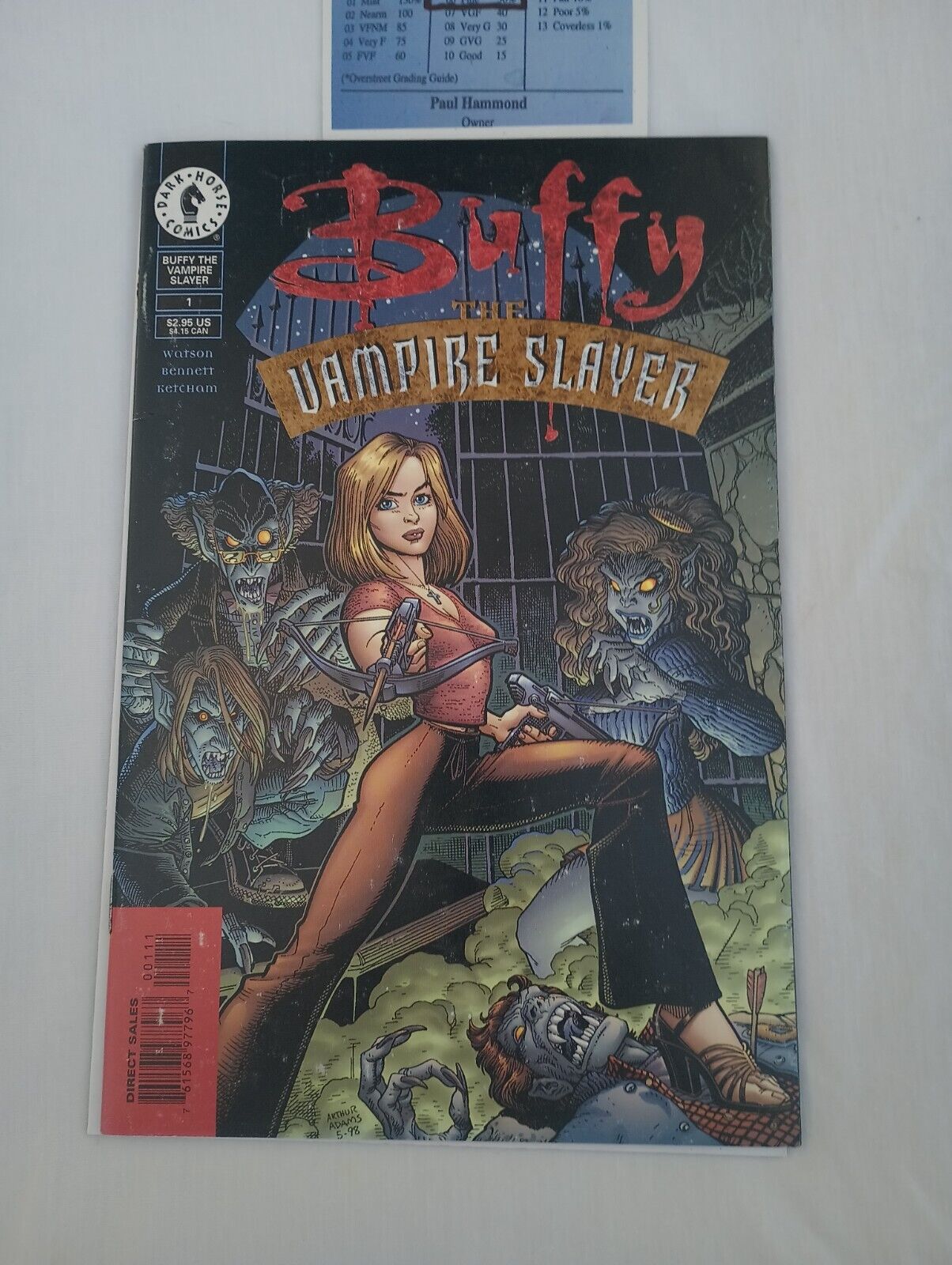 Buffy the Vampire Slayer #1 (Dark Horse Comics September 1998)