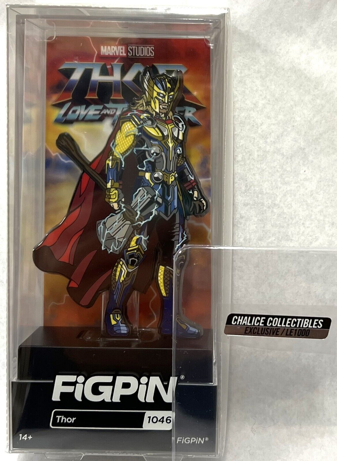 FiGPiN Marvel Thor Love And Thunder #1046 Chalice Collectibles Exclusive LE1000