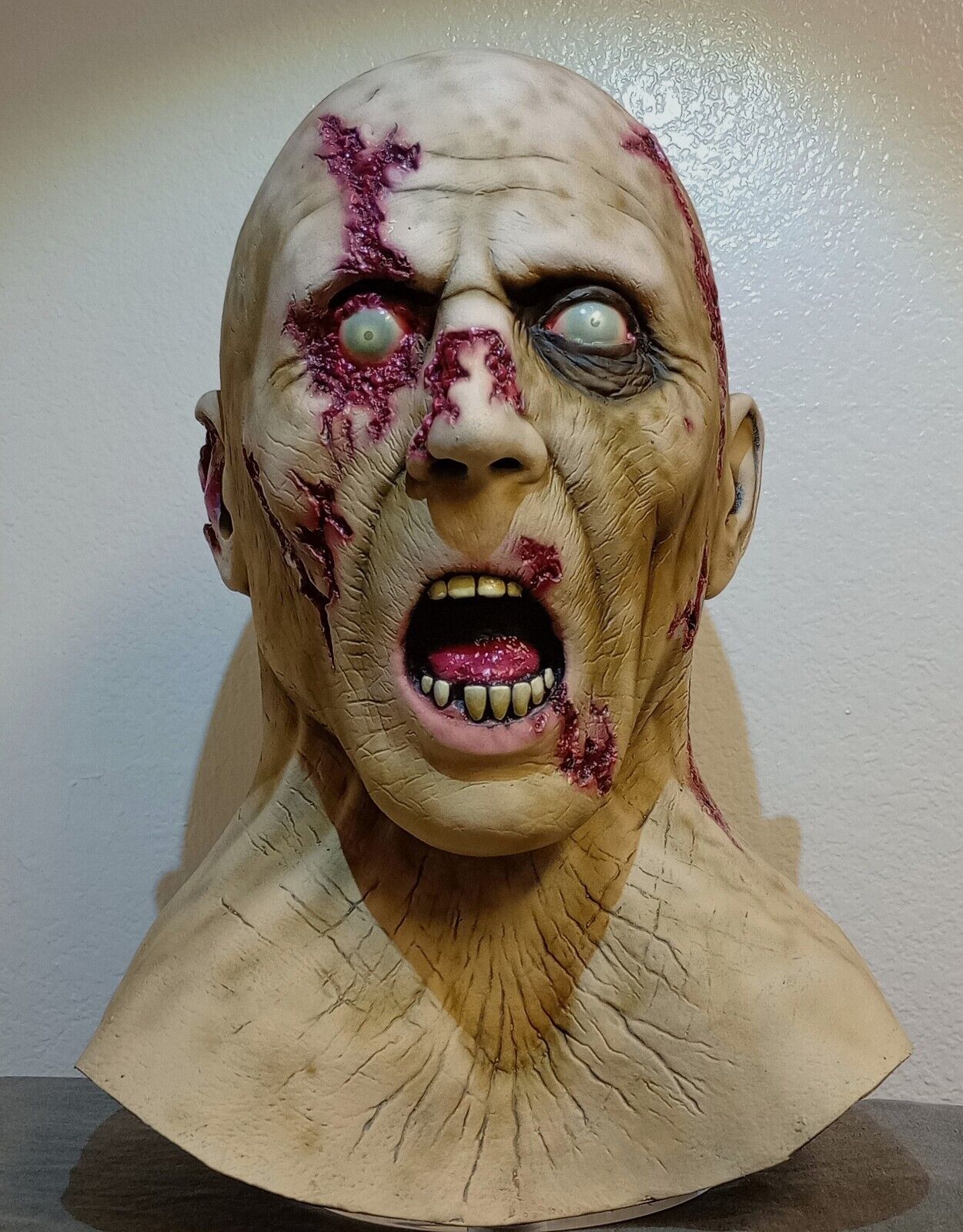 Death Studios- Brains  2.0 Zombie Mask- In Like New Condition- Never Worn 