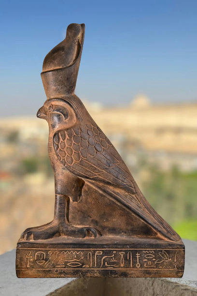 Ancient Egyptian Antiquities Rare Statue God Horus an Antique Piece Unique