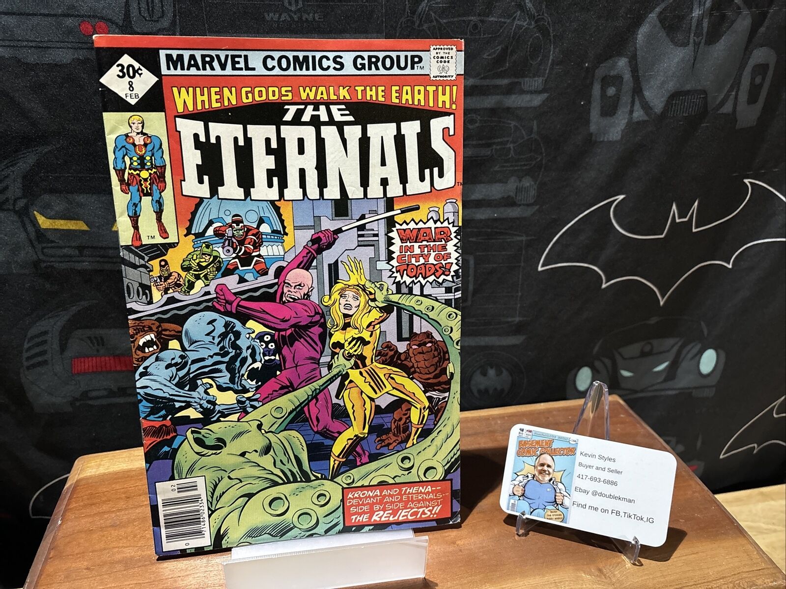 * The Eternals # 8 * KEY 1st Ranska & Karkas  Bronze Age Marvel Comics 1977
