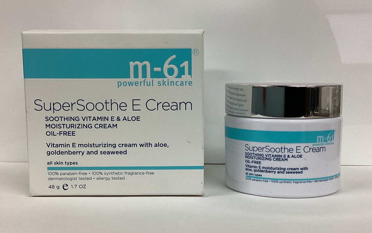 M-61 SuperSoother E Cream Vitamin E With Aloe 1.7oz As Pictured New