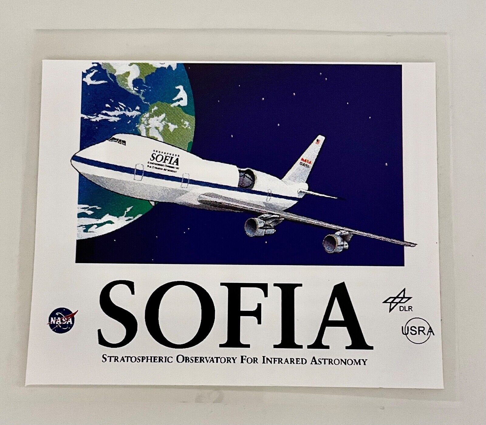 NASA 'SOFIA' (Stratospheric Observatory for Infrared Astronomy) Sticker 