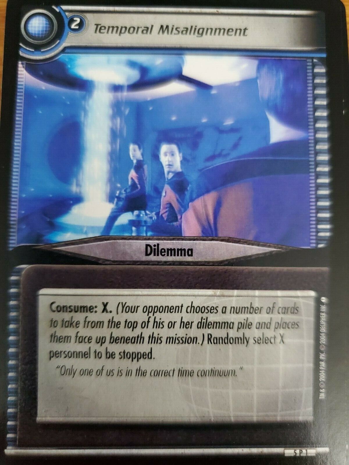 Star Trek CCG 2E Fractured Time SINGLES Select Your Card NrMint-Mint