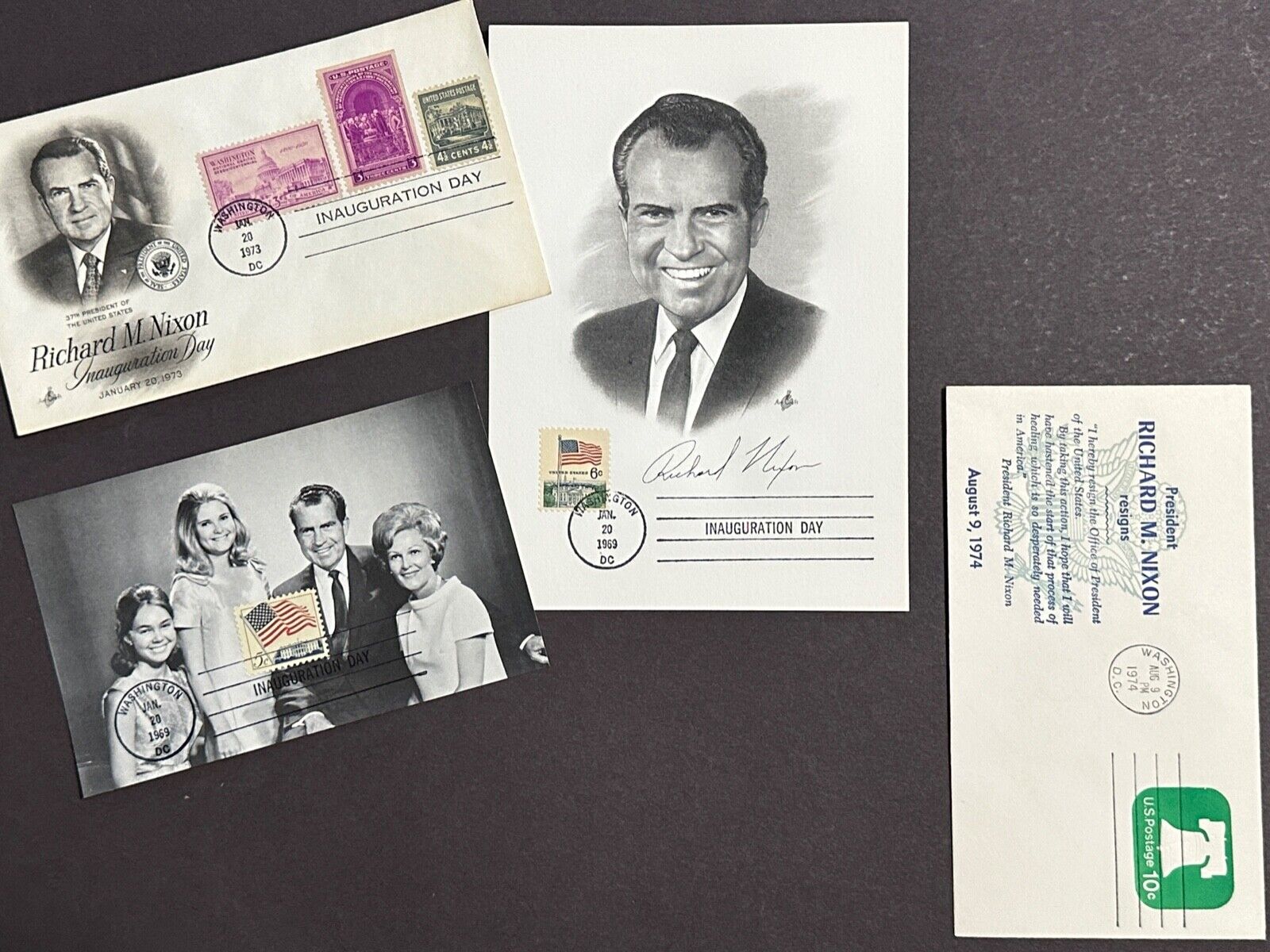 StampTLC US President Nixon Inauguration China Vietnam OSHA EPA 1969 1973 Resign