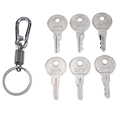 ZTUOAUMA 6X RV Keys CH751 751CH Universal Keys for RV Compartments Campers Ca...