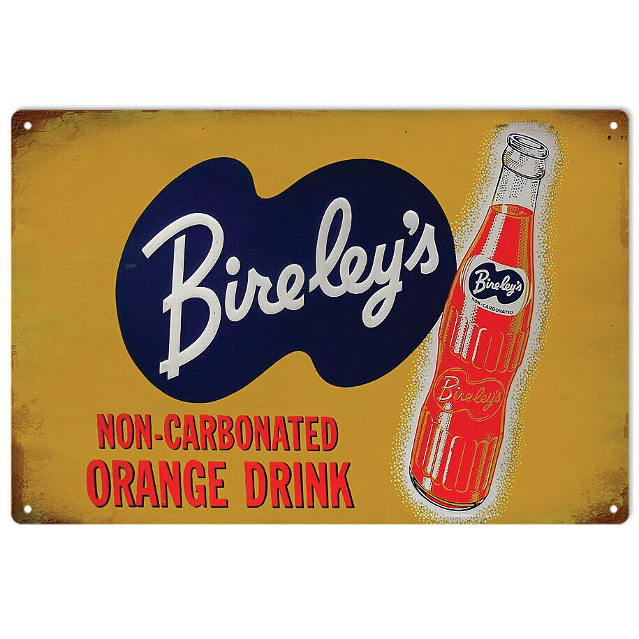 Bireley\'s Non-Carbonated Orange Drink Metal Sign