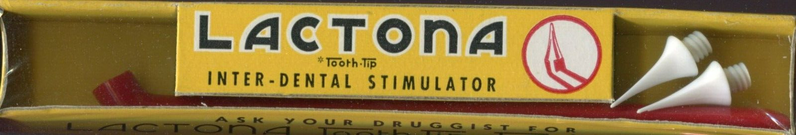 Vintage Lactona Inter-Dental Stimulator Tooth-Tip - New Old Stock