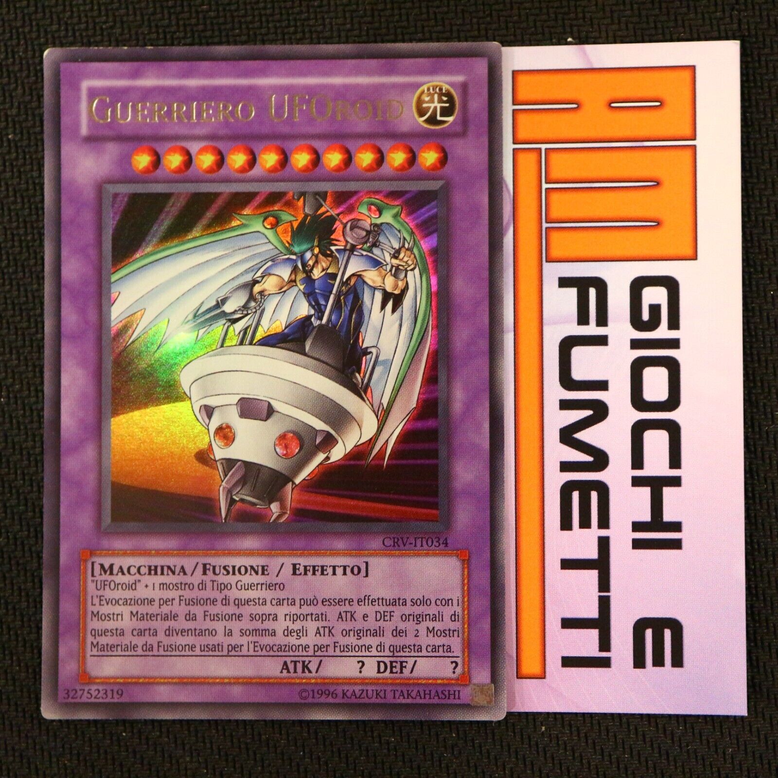 UFO WARRIOR in Italian YUGIOH Rare ULTRA yu-gi-oh FOR REAL COLLECTORS