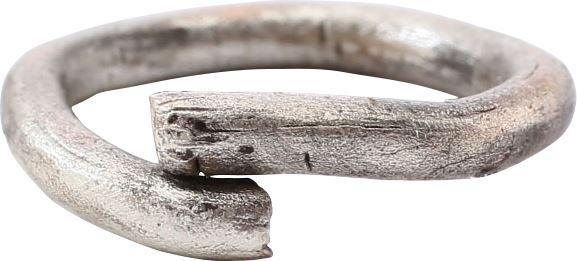 VIKING COIL RING 10TH CENTURY AD, SIZE 3 1/4