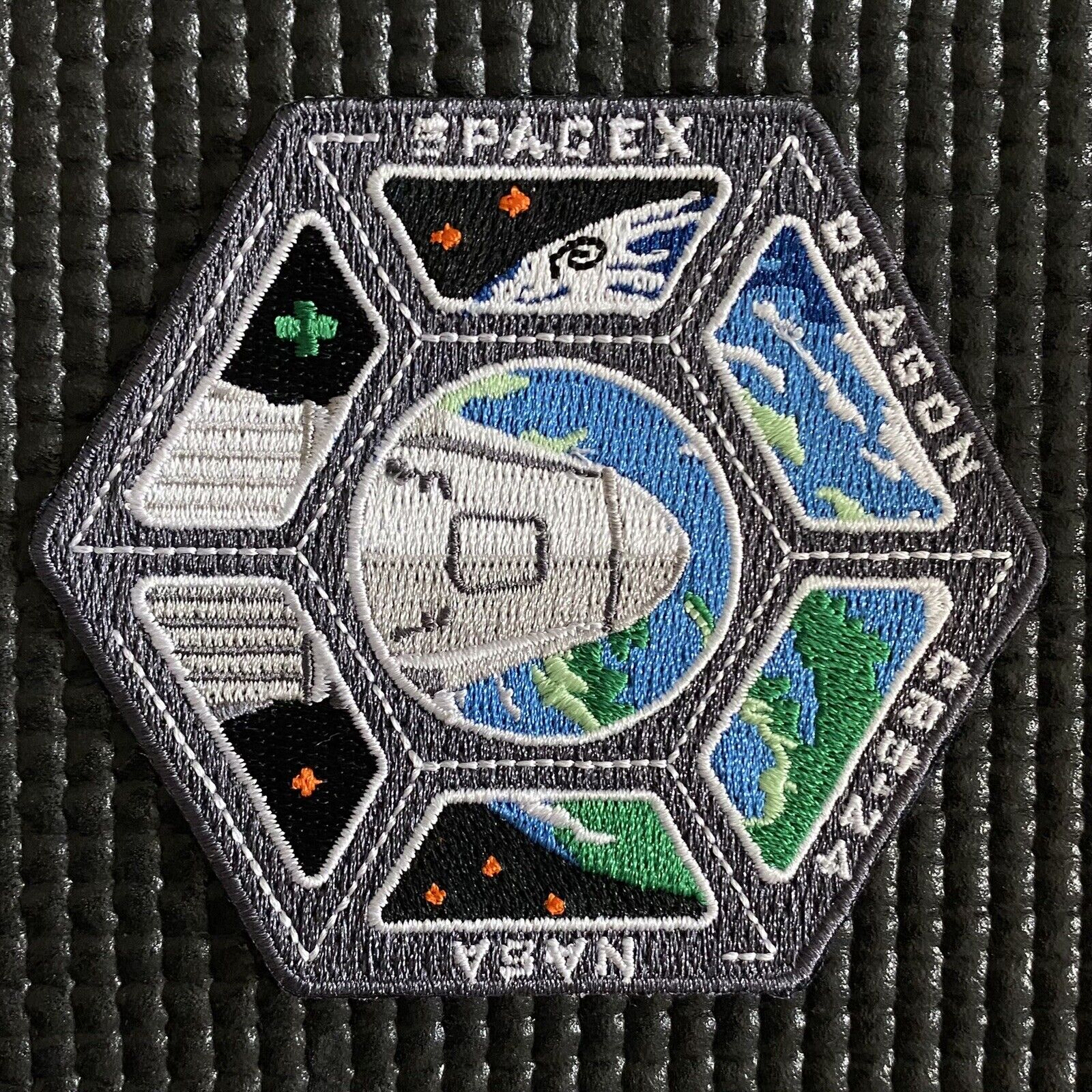 NASA SPACEX- CRS 24 INTERNATIONAL SPACE STATION RESUPPLY MISSION PATCH - 3.5”