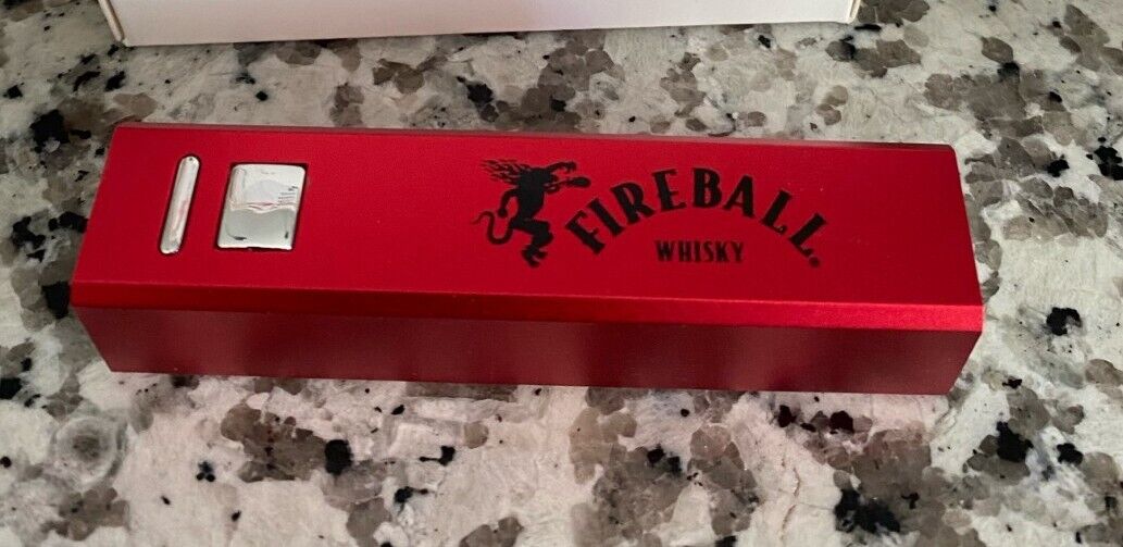 Fireball Branded Portable Battery Charger, Power Bank- Brand New, In Box
