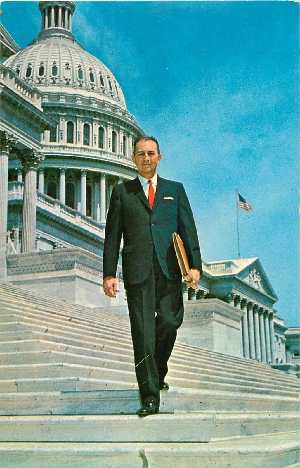c1960s Garner Shriver, Republican US Congressman from Kansas Postcard