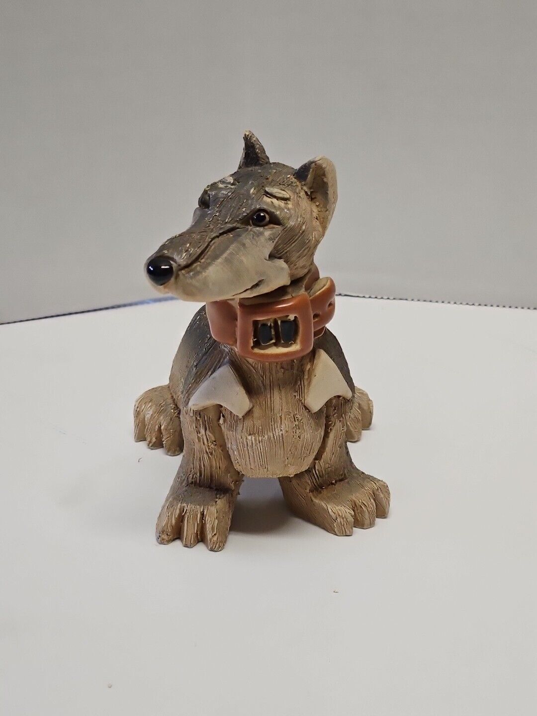 Vintage Artesania Rinconada Doberman Dog Figurine #111 Uruguay Stoneware Pottery